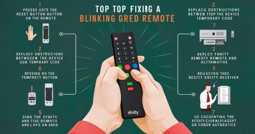 Fixing A Blinking Green Then Red Xfinity Remote – Top 7 Methods 